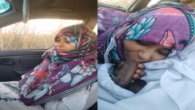 Beautiful Muslim Chubby Girl Lovely Blowjob Car